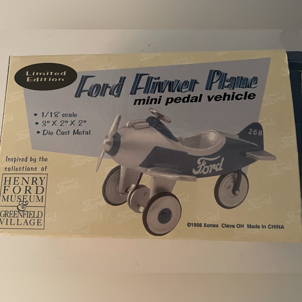 - Ford Flivver Plane - mini pedal vehicle- collectible
